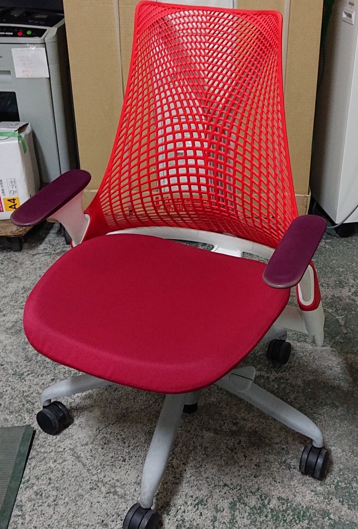 中古 Herman Miller(ハーマンミラー) セイルチェア レッド | オフィス 